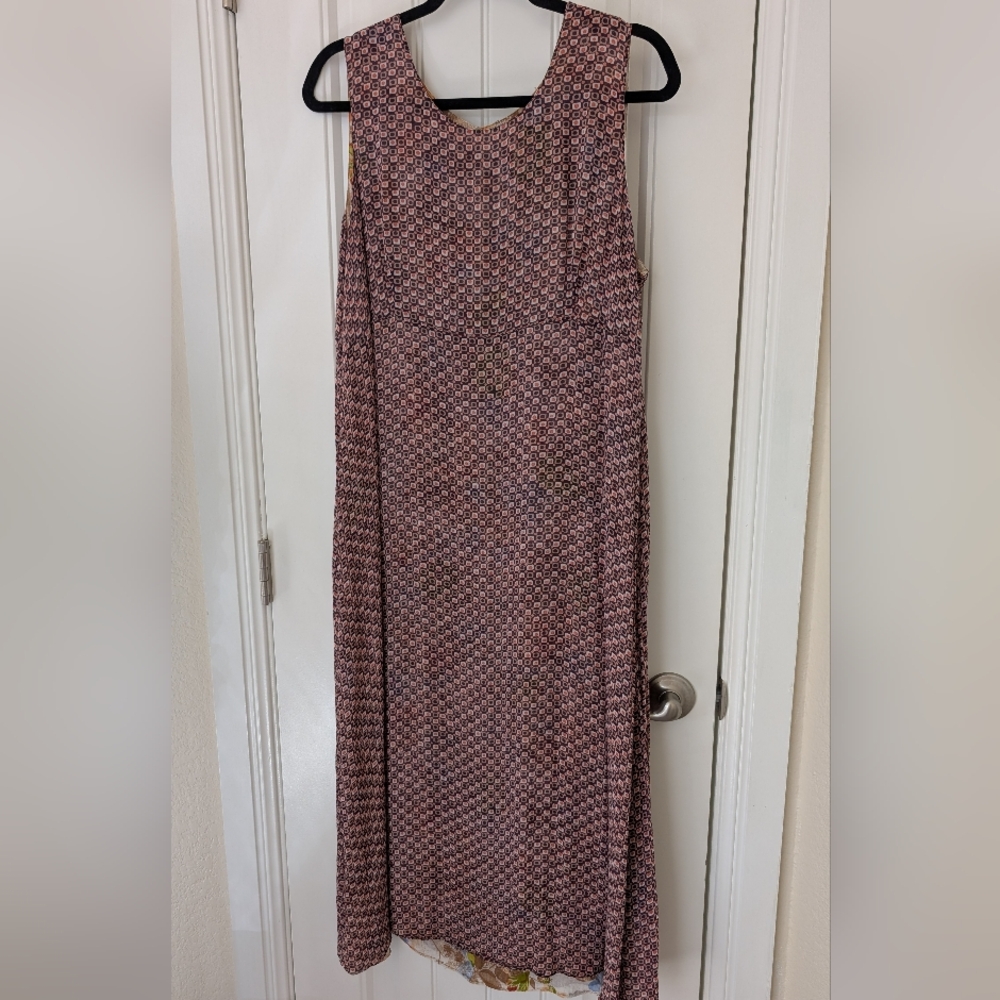 VTG Sag Harbor Reversible Midi Dress L